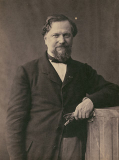 Baron Sina, financier Hungrois, 1861-1869. Creator: Nadar.