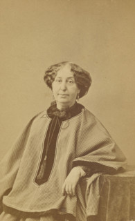 Portrait of George Sand, about 1864. Creator: Nadar.