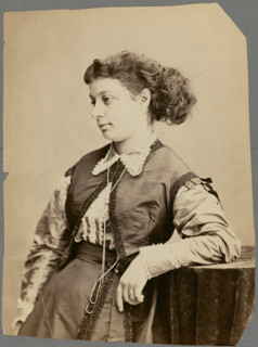 Mme Lina Sand née Calamatta, 1861-1869. Creator: Nadar.