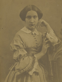Mlle. Maria Fouquet, 1854-1855. Creator: Nadar.