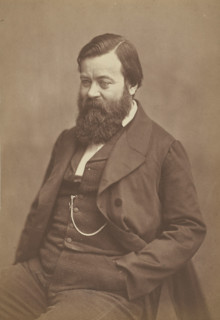 Albert Patin de la Fizelière, homme de lettres, 1860-1861. Creator: Nadar.