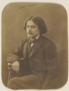 Alphonse Daudet, around 1860. Creator: Nadar.