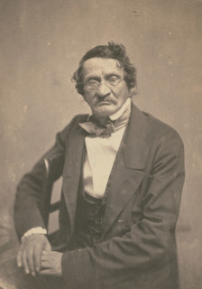 Moritz Saphir, litterateur allemand, 1855-1858. Creator: Nadar.