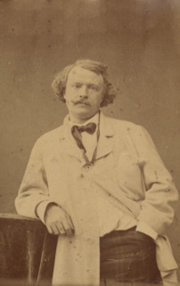 Félix Tournachon, self-portrait, negative 1861-1864; print 1878. Creator: Nadar.