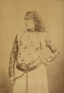 Sarah Bernhardt as Lady Macbeth, 1878-1900. Creator: Paul Nadar.