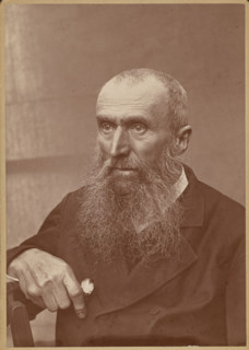 Portrait of a man with sideburns and a beard, 1880-1890. Creator: Paul Nadar.
