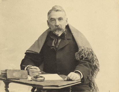Stéphane Mallarmé, 1895. Creator: Paul Nadar.