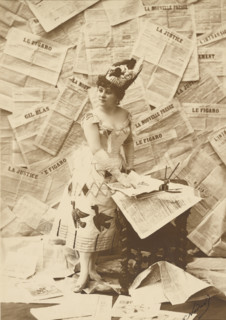 Mlle Beaumaine, Théâtre des Variétés, about 1900. Creator: Paul Nadar.