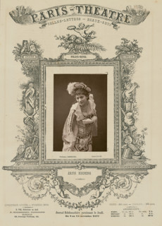 Jane Hading/ Palais Royal, 1877. Creator: Paul Nadar.