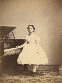 Teresa Carreño, about 1862. Creator: Studio of Mathew B Brady.