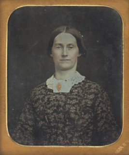 Portrait of a Seated Young Woman, about 1850-1855. Creator: William C North.