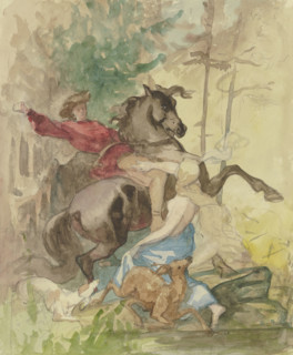 Genevieve, mid-19th century. Creator: Rudolf Friedrich August Henneberg.