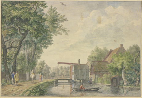 View of Baambrugh, 18th century. Creator: Johannes de Bosch.