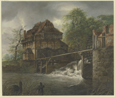Water mill, 1803. Creator: Johann Friedrich Morgenstern.