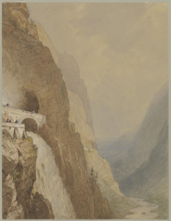 The Splügenpass, 19th century. Creator: Carl Morgenstern.