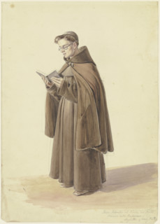Padre Salvator del Ordine dei Frati Minori della Reforma, (1824?). Creator: Unknown.