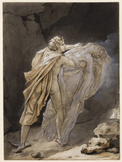 Orpheus tries to hold on to Eurydice, c1791. Creator: Francois Pascal Simon Gerard.