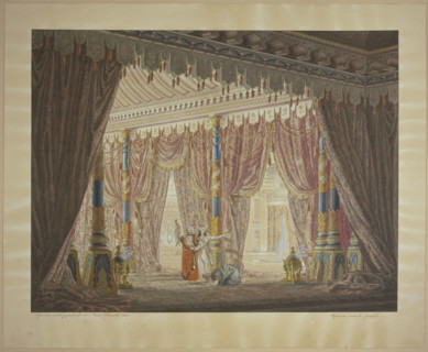 Oriental hall, 1831. Creator: Ludwig Daniel Philipp Schmidt.