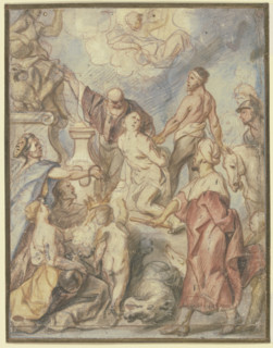Martyrdom of Saint Quirinus of Malmedy, before 1673. Creator: Jacob Jordaens I.