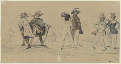 Caricature of the Red parties, the Lesser Germans and the Greater Germans..., c1848. Creator: Ernst Schalck.
