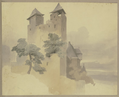 Hohlenfels castle, c1840-1890. Creator: Carl Theodor Reiffenstein.