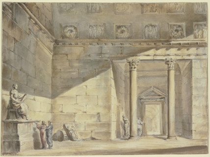 Roman interior, c1756-1760. Creator: Georges François Blondel.