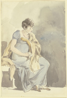 Seated woman, late 18th century. Creator: Johann Georg von Dillis.