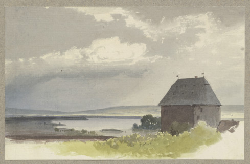 House in the Rheingau, c1844-1845. Creator: Carl Theodor Reiffenstein.