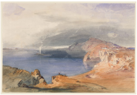 Santorini (Thira), c1843. Creator: Carl Rottmann.