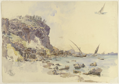 La Marina grande del Vico, 1841. Creator: Johann Nepomuk Rauch.