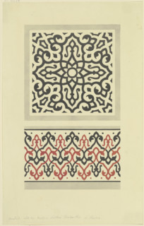 Mosaic from a mosque in Cairo, 1829-1830. Creator: Friedrich Maximilian Hessemer.