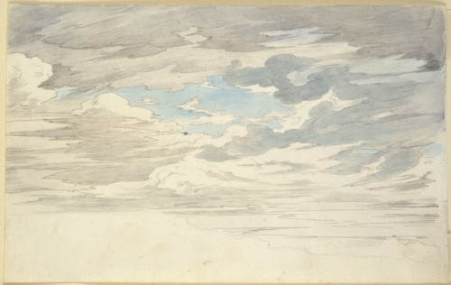Study of clouds, c1816-1817. Creator: Carl Philipp Fohr.