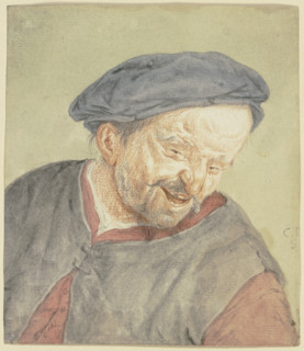 Bust of a farmer leaning to the right, 17th century. Creator: Cornelis Dusart.