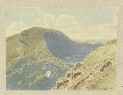 Lahn Valley, 1864. Creator: Carl Theodor Reiffenstein.