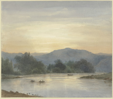 The Main near Kleinheubach, 1873. Creator: Ernst Morgenstern.
