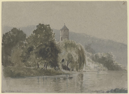 By the Tauber near Wertheim, c1880-1900. Creator: Ernst Morgenstern.