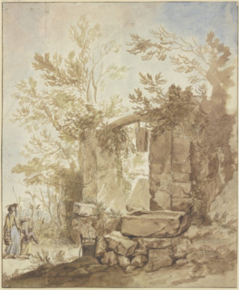 Broken well, mid-late 18th century. Creator: Jean Baptiste Marie Pierre.