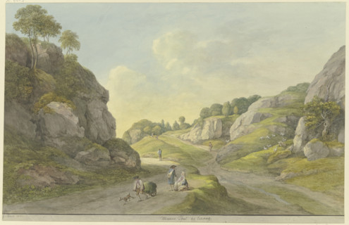 Marien valley near Eisenach, 1805. Creator: Georg Melchior Kraus.