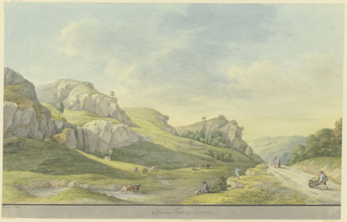 Marien valley near Eisenach, 1805. Creator: Georg Melchior Kraus.