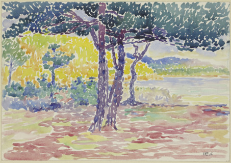 Seashore (southern France), late 19th century. Creator: Henri-Edmond Cross.