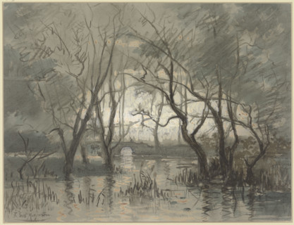 At the Wasserhof near Oberrad, c1880-1900. Creator: Ernst Morgenstern.