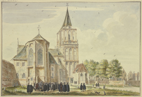 St. Martin's Church in Emmerich from the east, 18th century. Creator: Jan de Beyer.