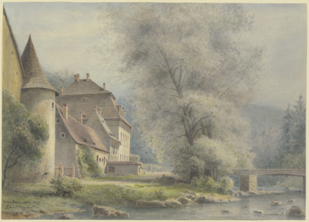 Janowitz castle, 1875. Creator: Ernst Morgenstern.