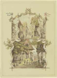Work by day, guests by night..., c1880-1900. Creator: Bertha Bagge.