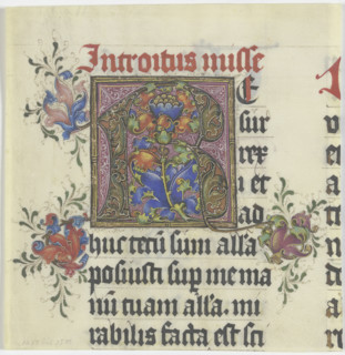 Initial R, c1480-1500. Creator: Unknown.