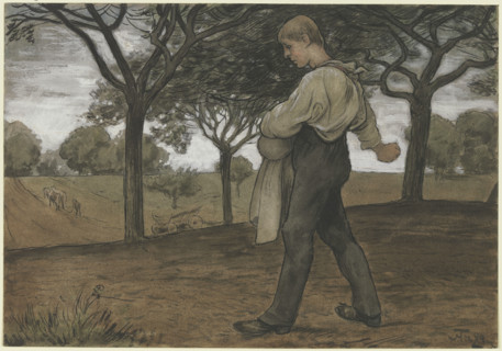 Sower, 1894. Creator: Hans Thoma.