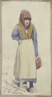 Screaming woman, 1860. Creator: Hugo Kauffmann.