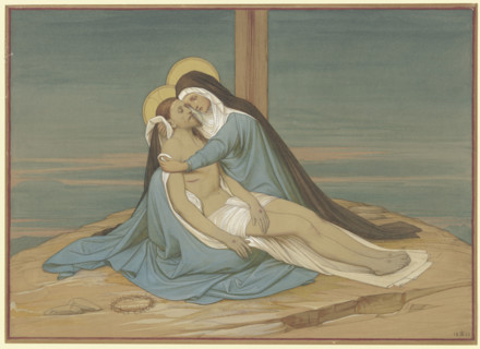 Pietà, 1865. Creator: Eduard von Steinle.