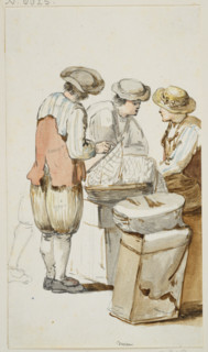 Men from Bern, c1771-1772. Creator: Georg Melchior Kraus.