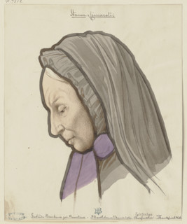 Portrait of Gertrude Brentano, c1830-1880. Creator: Eduard von Steinle.